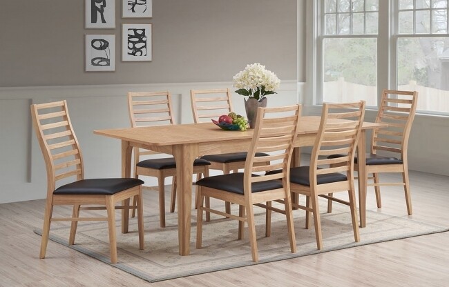 Table WD & 4 chaises