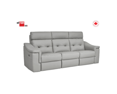 Elran furniture-Sofa Myrick en 100% cuir