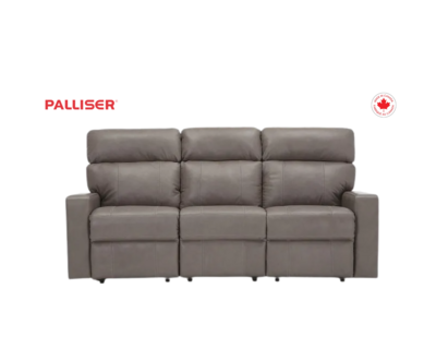 Palliser -Sofa inclinable en cuir et vinyle.