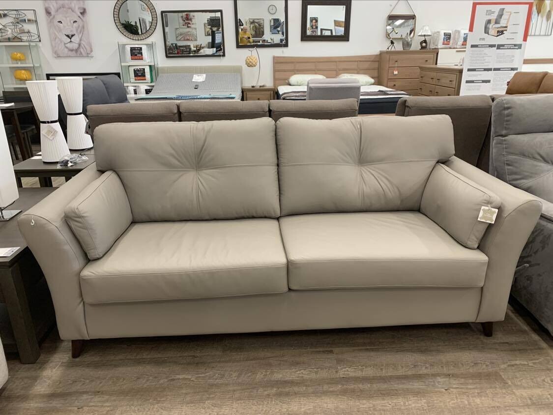 Aman furniture- Sofa condo en cuir et vinyle