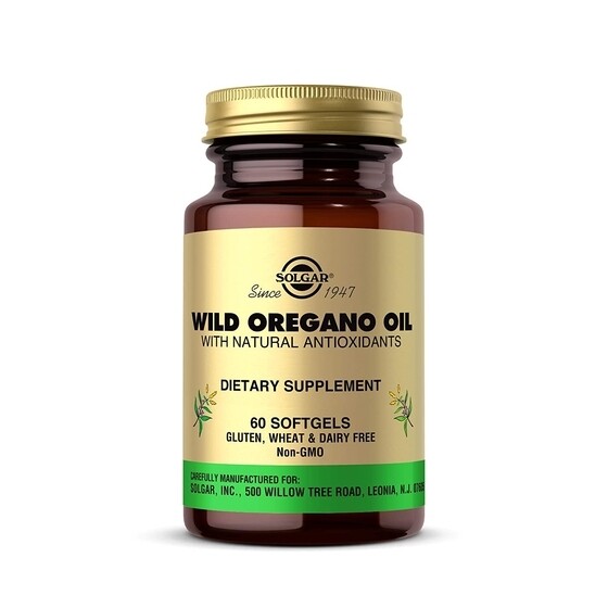 Solgar Wild Oregano Oil 60 Softgels