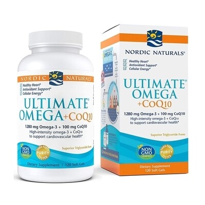 Nordiac Ultimate Omega CoQ10 120 gels