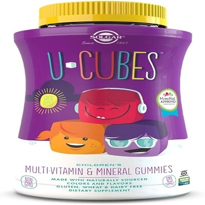 Solgar U-Cubes multivitamin 120 Gummies
