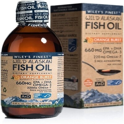 Wiley's Fish Oil Orange Burst Liquid