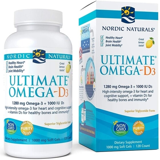 Nordiac Ultimate Omega D3 120gels