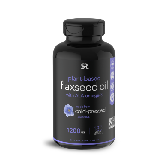 Sports Research Flaxseed Oil 1200mg 180gels