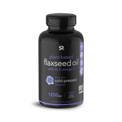 Sports Research Flaxseed Oil 1200mg 180gels
