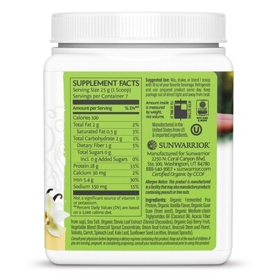Sun Warrior Clean Greens & Protein