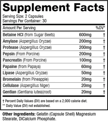 Muscle Sport Enzyme Revolution 60 Caps