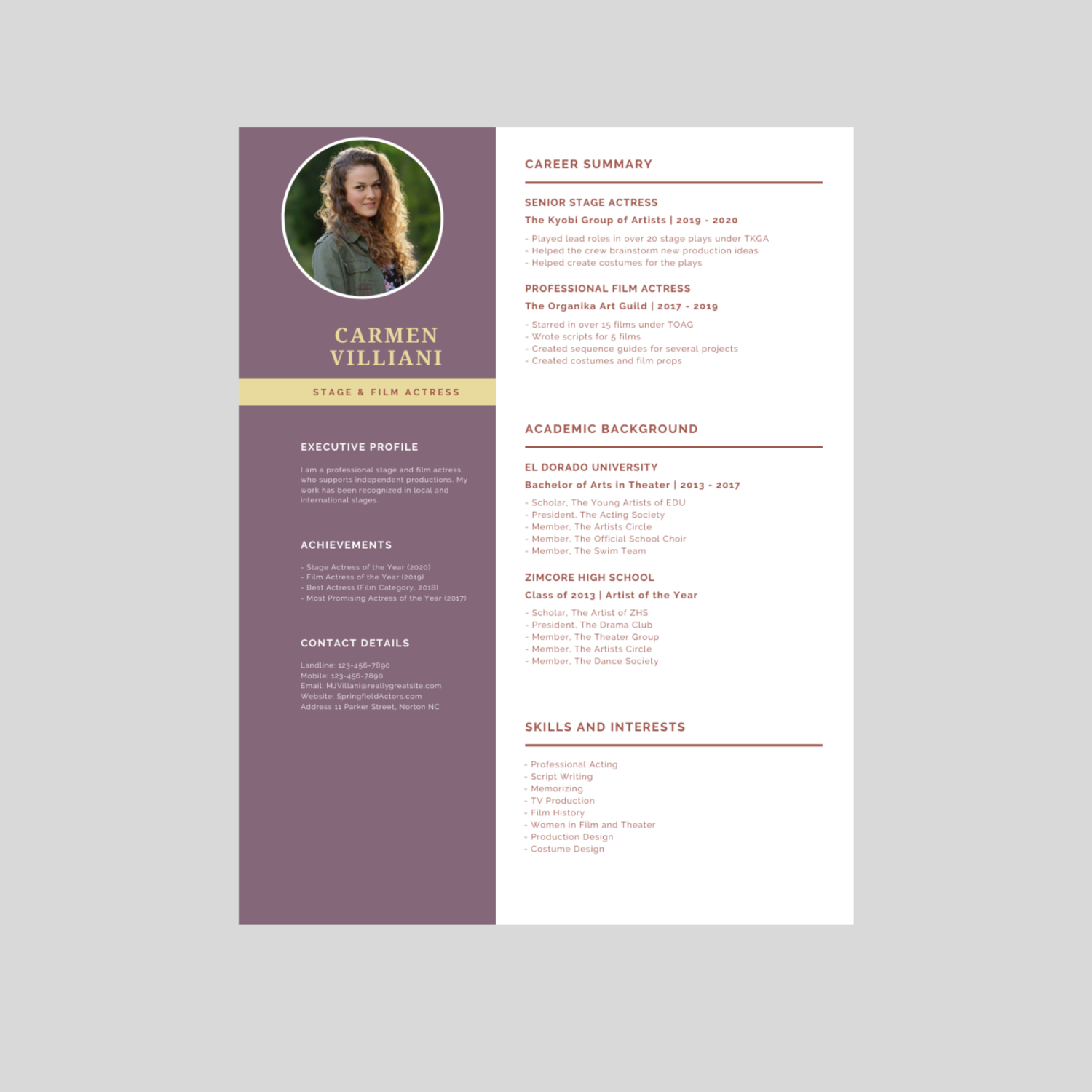 Resume Building