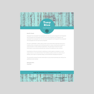 Letterhead Design