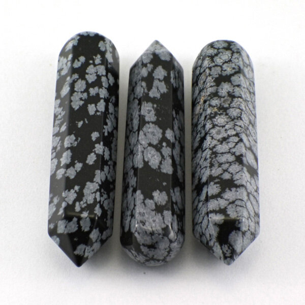 Snowflake Obsidian Wand