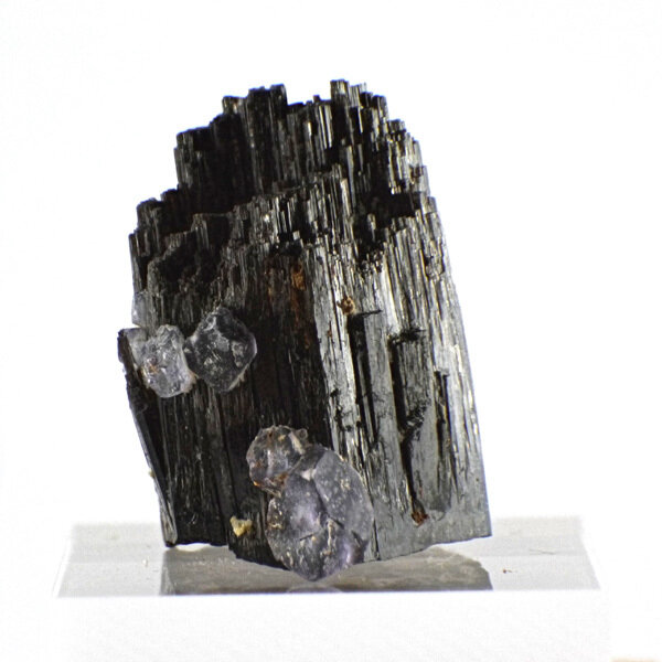Black Tourmaline with Fluorite