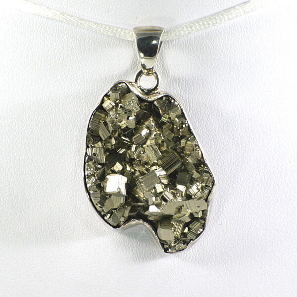 Pyrite Cluster Pendant