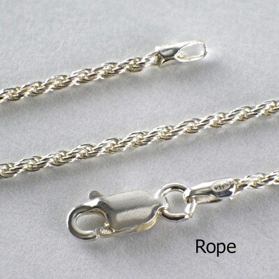 Rope Chain  16" - 36"  Starting from...