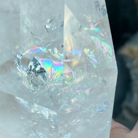 Clear Quartz Rainbow Quartz