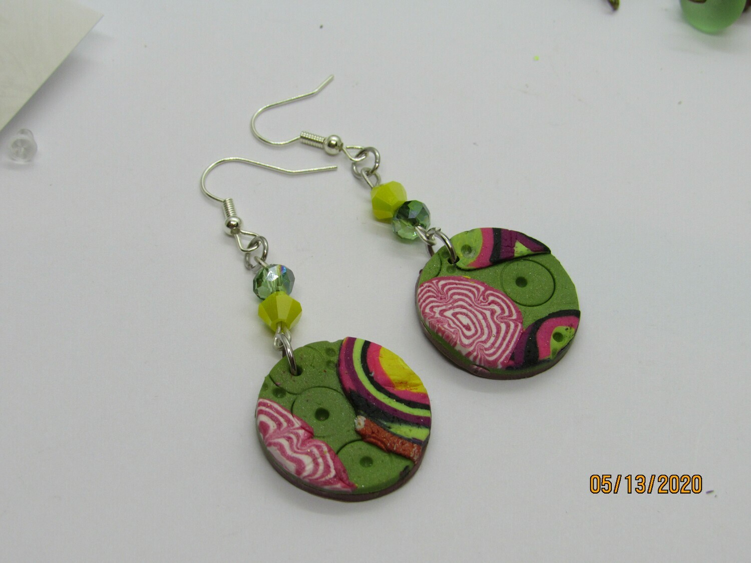 Abstract Polymer Clay earrings