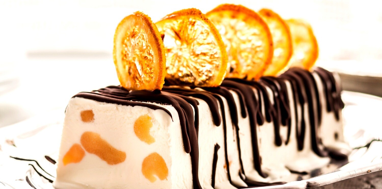 Eistorte &quot;Monsieur Orange&quot;