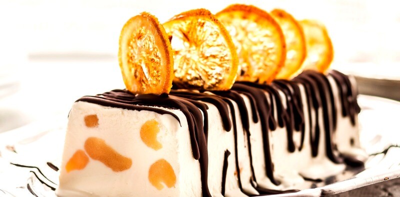 Eistorte &quot;Monsieur Orange&quot;