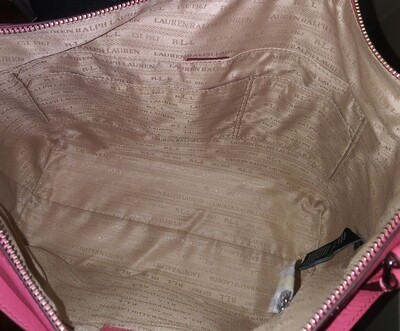 Pink Lauren Ralph Lauren hobo bag