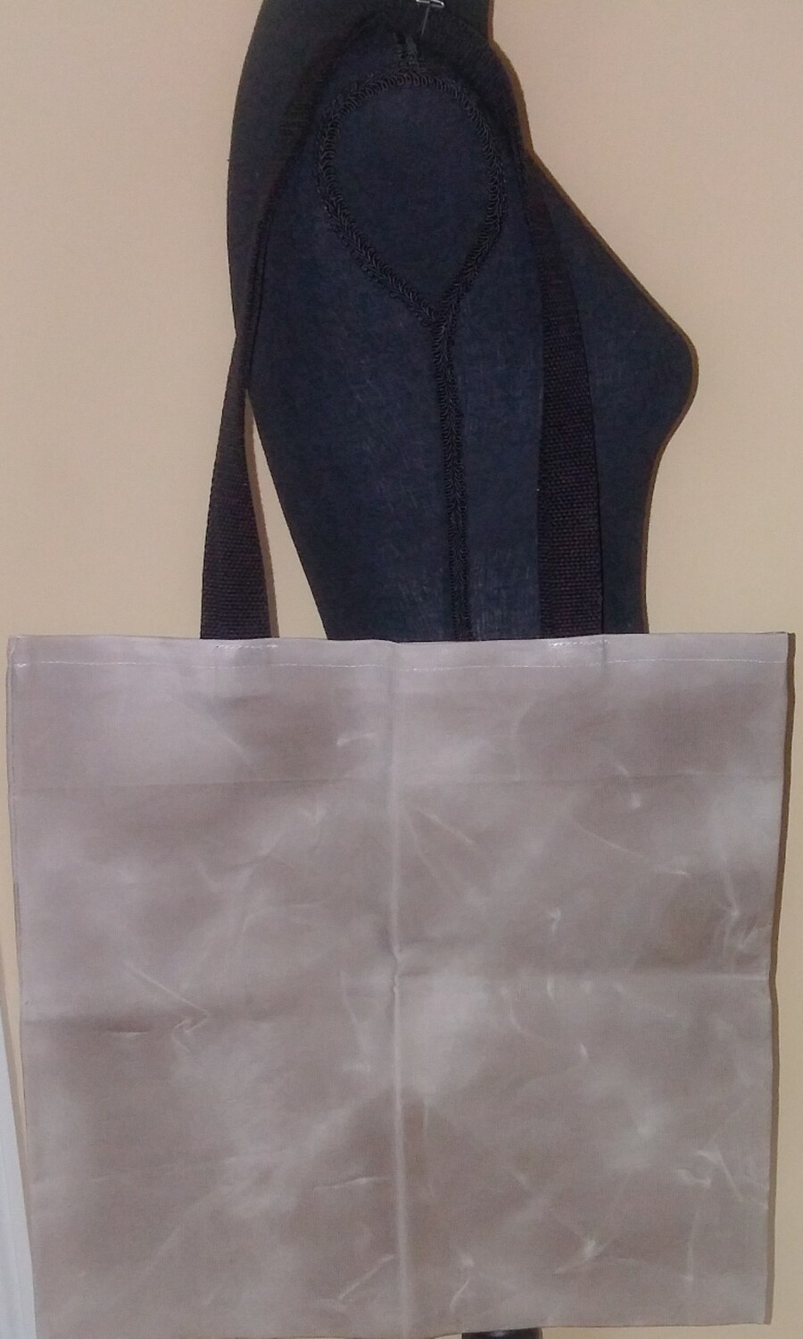 Waxed canvas tote