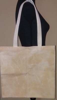 Waxed canvas tote