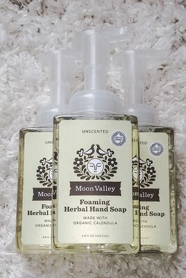 Unscented foaming herbal hand soap