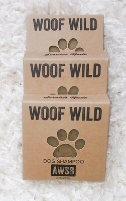 Woof wild dog shampoo bar