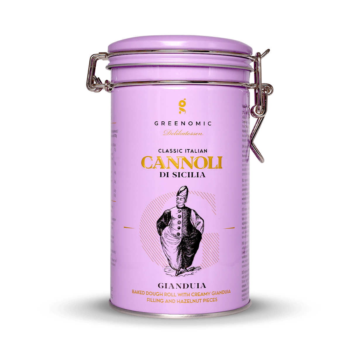 Cannoli di Sicilia Gianduia Tin 200g