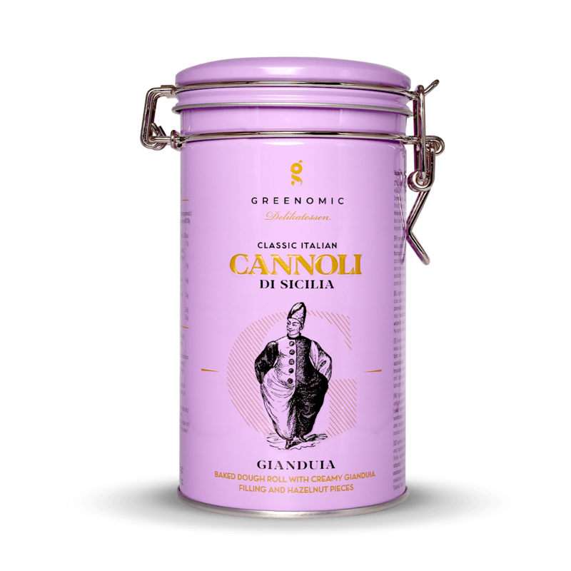 Cannoli di Sicilia Gianduia Tin 200g Cannoli di Sicilia Gianduia Tin 200g
