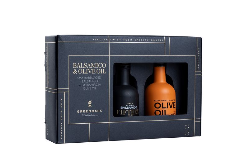 Ceramic Design Gift Set / Fifteen & Lemon Olive Oil 2x50ml Ceramic Design Gift Set / Fifteen & Lemon Olive Oil 2x50ml