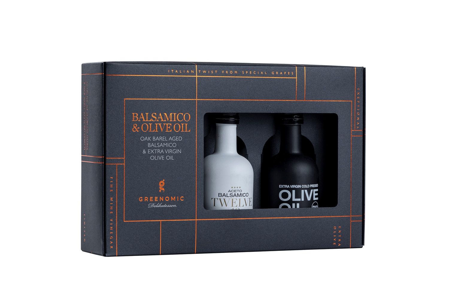 Ceramic Design Gift Set / Twelve & Black Olive Oil 2x50ml