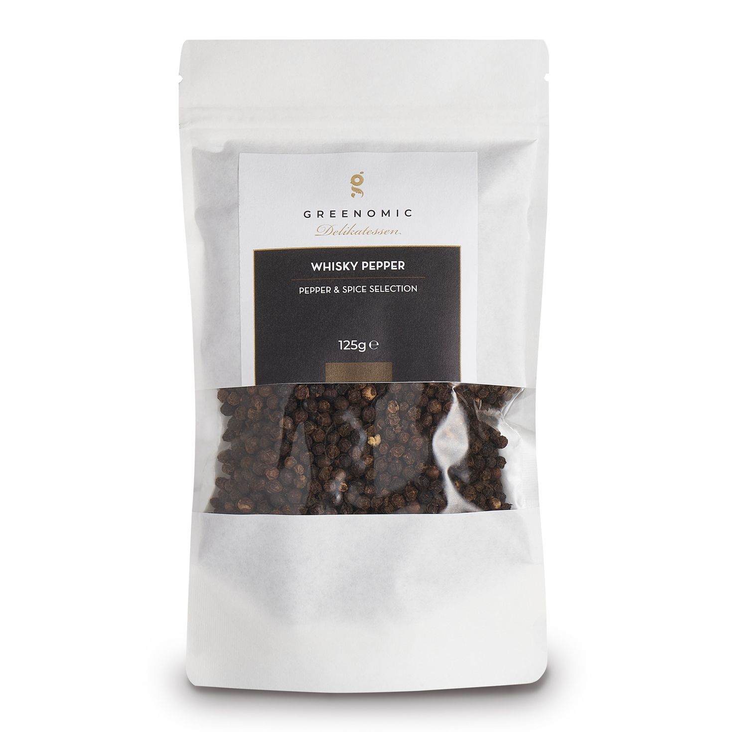Pepper Bags Black Whisky Pepper 125g