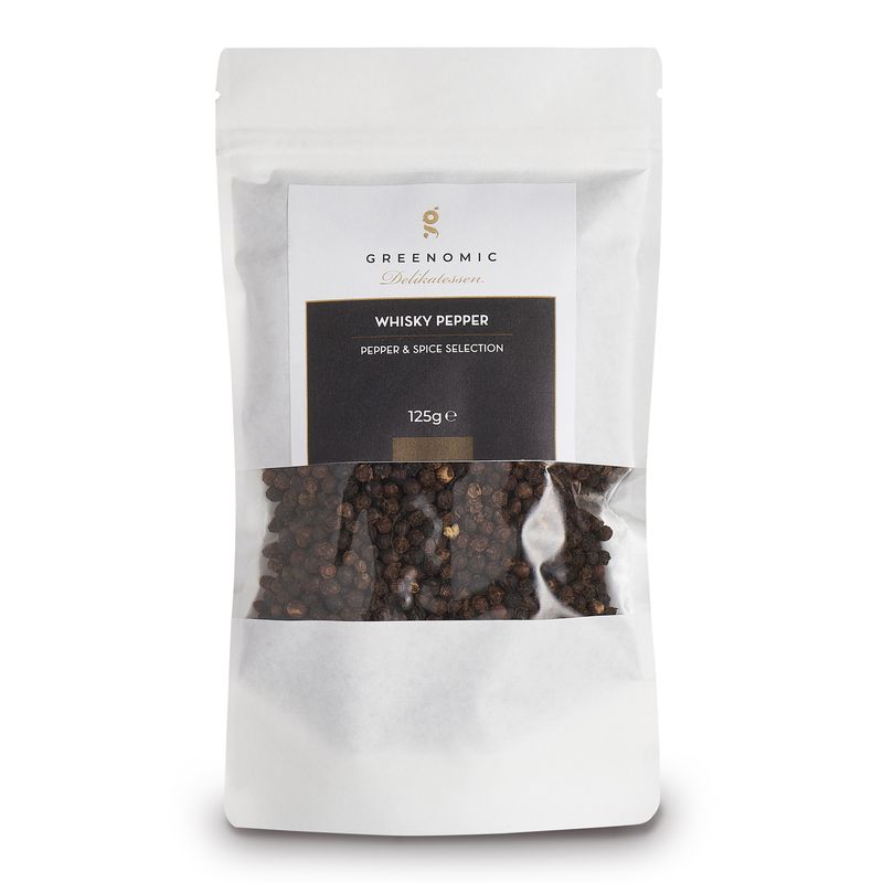 Pepper Bags Black Whisky Pepper 125g