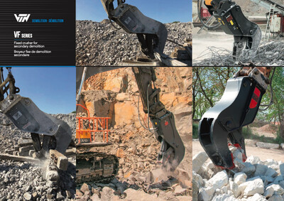 FIXED CRUSHERS FOR SECONDARY DEMOLITION