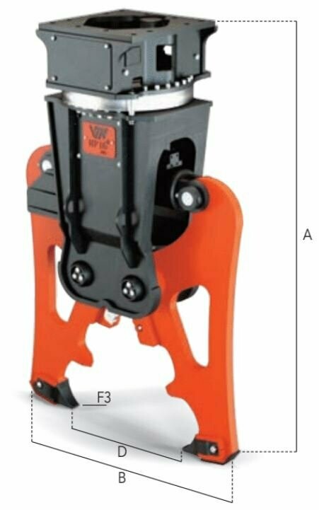 HP PRIMARY DEMOLITION SHEAR with BOOSTERS for EXCAVATOR from