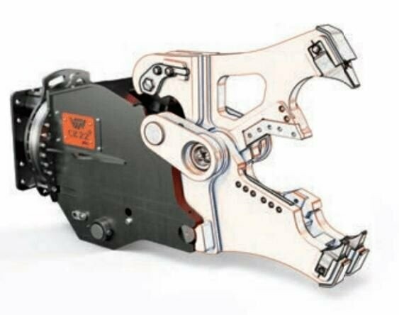CK ROTATING PULVERISER with BOOSTERS for EXCAVATOR from