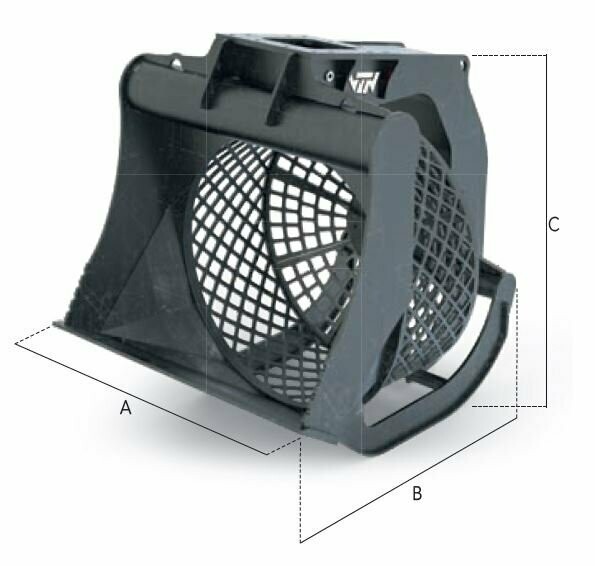 SR05 SCREENING BUCKET for EXCAVATOR from 11,000 to 22,000 lb