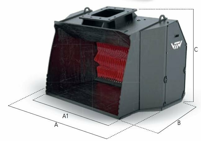 DSG25 SCREENING BUCKET for WHEEL LOADER from 27,000 to 34,000 lb
