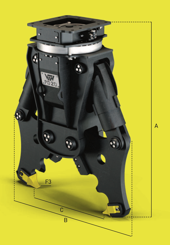 VTN PD03 EXCAVATOR 6,600<>13,200 lbs PRIMARY DEMOLITION SHEAR