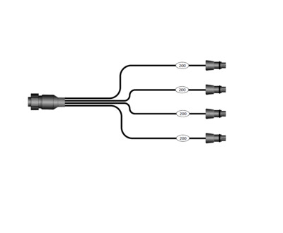 Cableado de sensores 4 Canales EVO