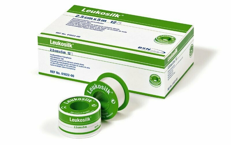 Leukosilk 9,2 m x 2,5 cm, VE 12 Rollen
* Sprechstundenbedarf *