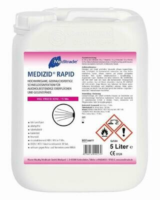 Medizid Rapid+ , Fläche, 5 Liter-Knister
