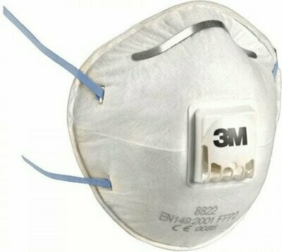3M FFP2-Atemschutzmaske mit Ventil, Typ 8822