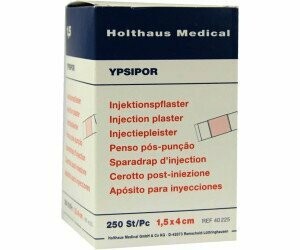 Ypsipor Injektionspflaster 1, 5 x 4 cm, 250 Stück
* Sprechstundenbedarf *