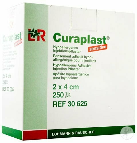 Curaplast Injektionspflaster 2 x 4 cm, VE 250 Stück
* Sprechstundenbedarf *