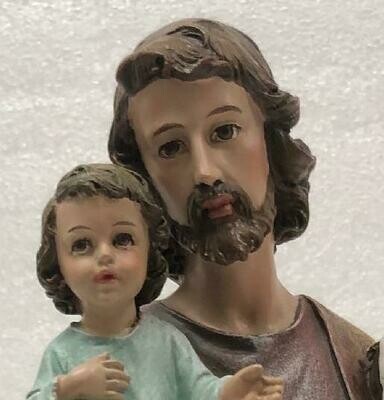 St. Joseph With The Child Jesus & Lillies