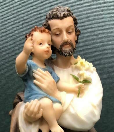 St. Joseph &amp; Baby Jesus 8&quot; Statue