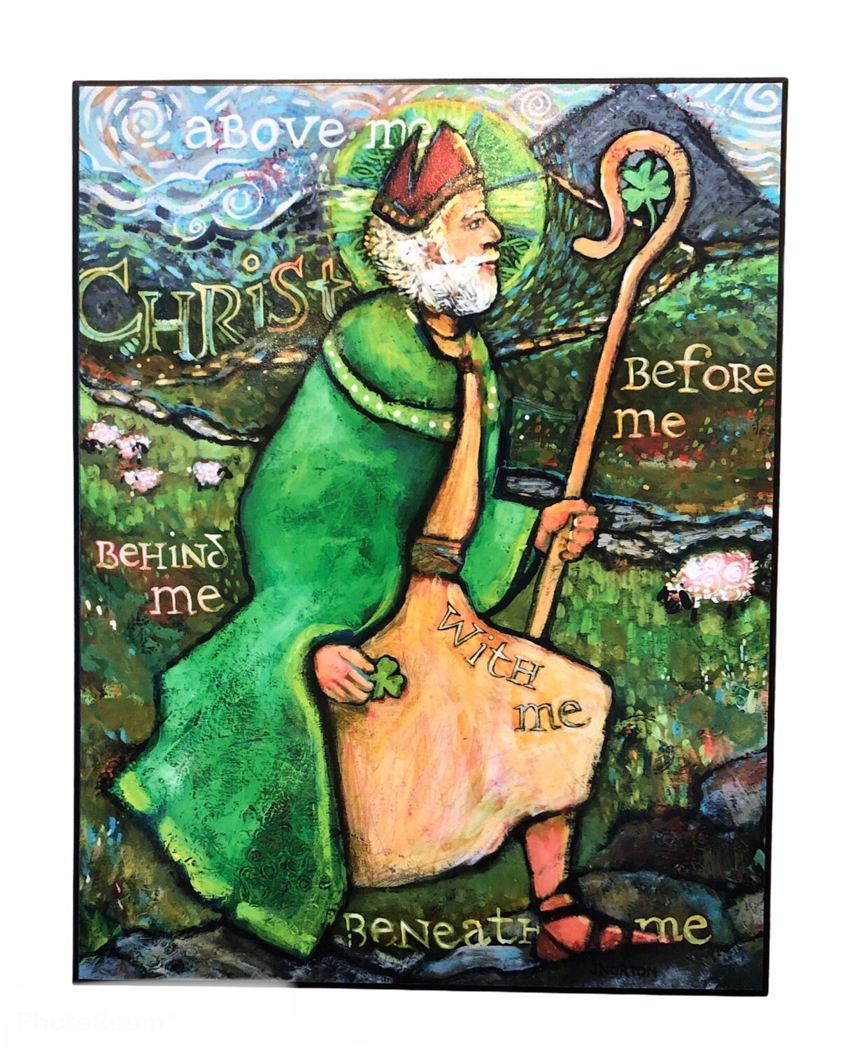 St. Patrick Vibrant Color Wall Hanging