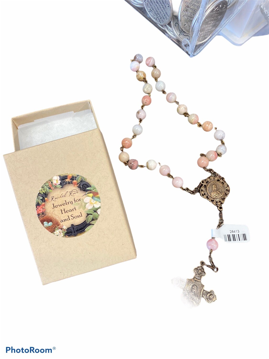 St. Therese Pink Opal Chaplet By Rachel Rove